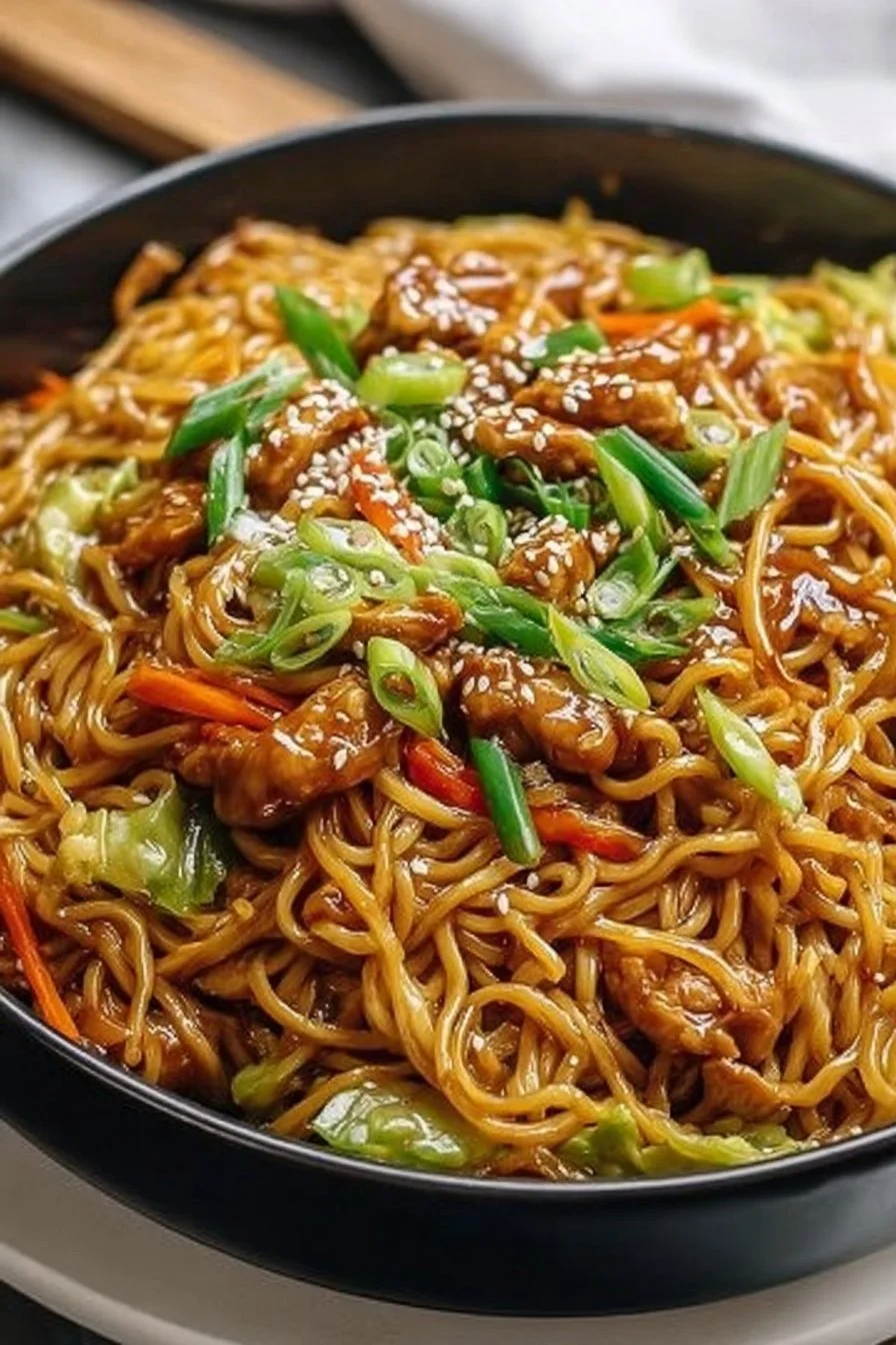One Pan Teriyaki Chicken and Noodles