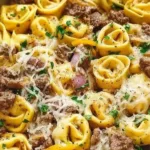 Philly Cheesesteak Tortellini Pasta 5 philly cheesesteak tortellini pasta 2025 12 01 192147 150x150 1