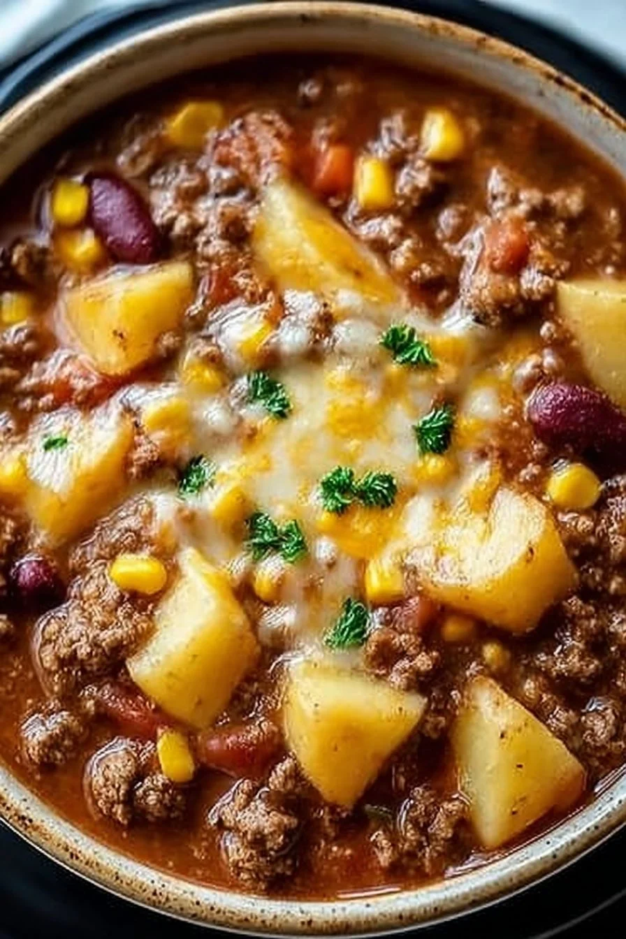 Slow Cooker Cowboy Casserole