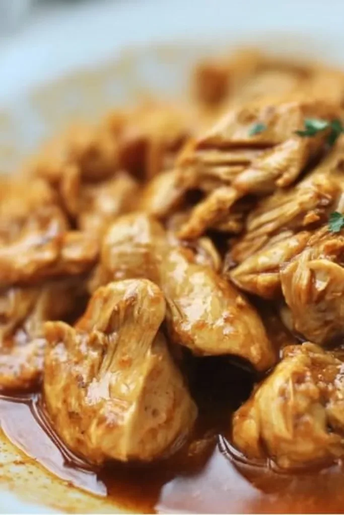 Spiced Tomato Chicken served on a plate with herbs and spices