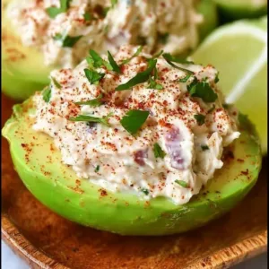 Deliciously stuffed avocado with fresh ingredients and vibrant colors