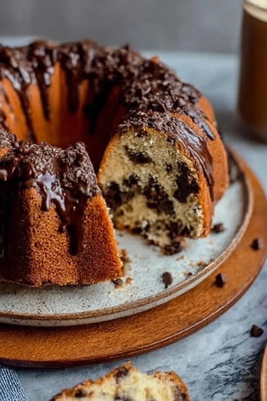 Super Fluffy Chocolate Chip Bundt Cake