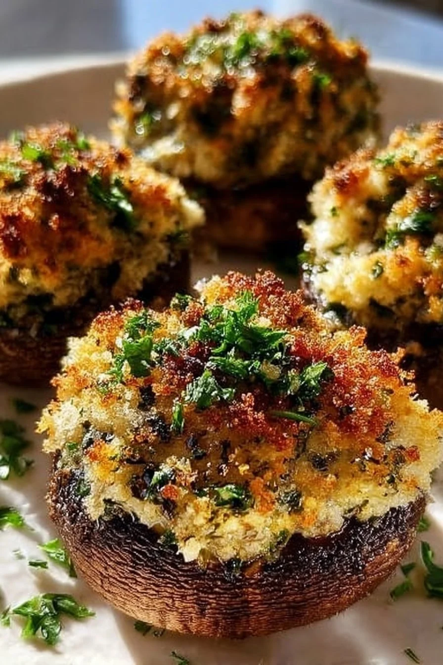 Thanksgiving Stuffed Mushrooms