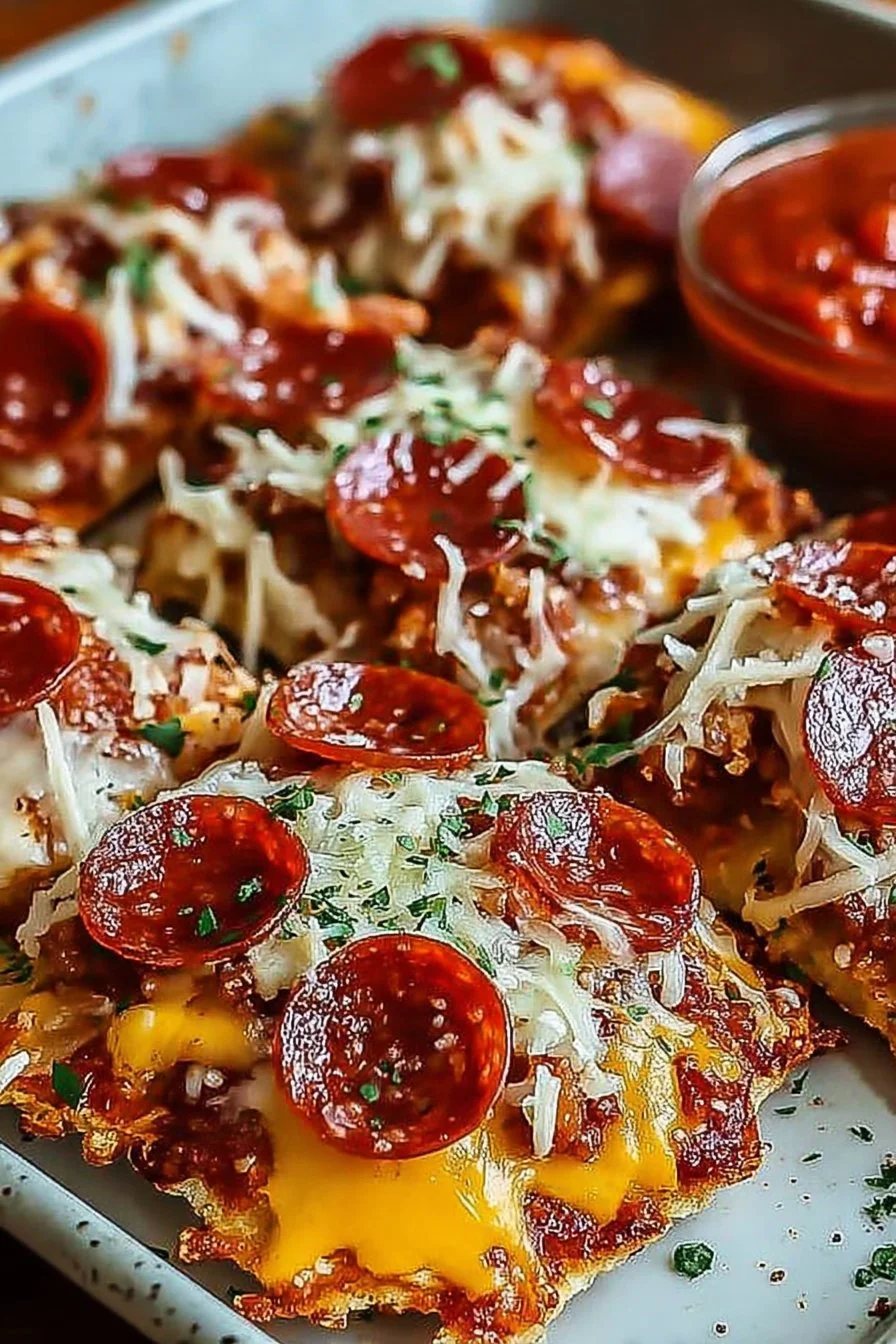 The Best Pizza Chips Recipe Crispy Low Carb Snack In Minutes