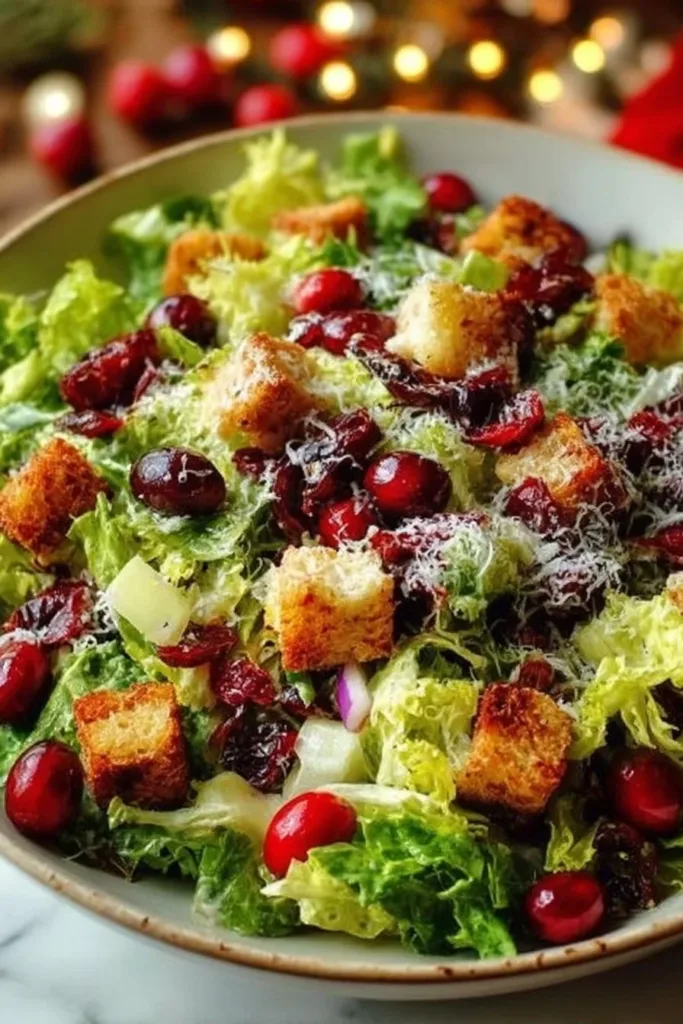 A colorful tossed salad with fresh greens, tomatoes, and cucumbers in a bowl.
