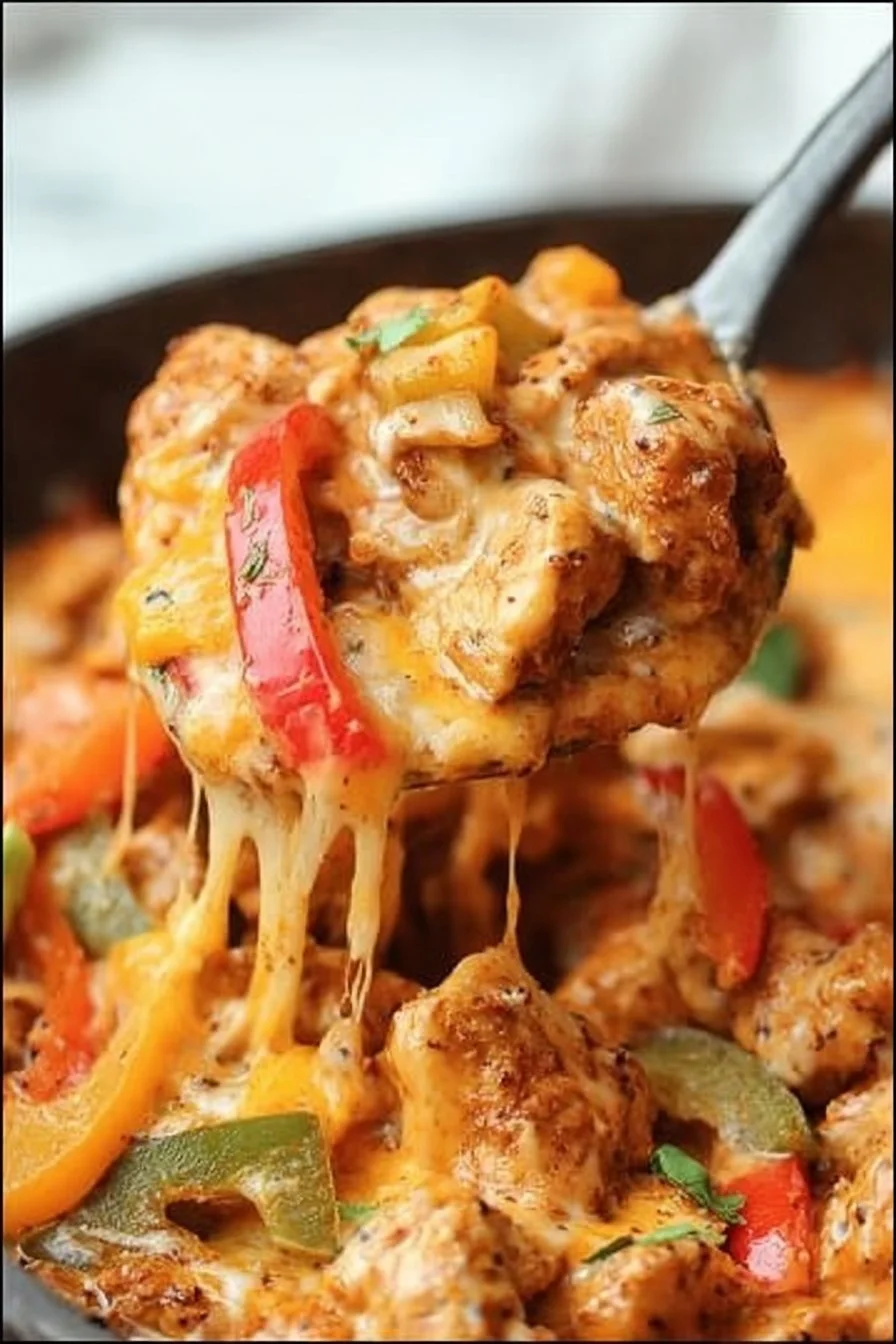 Amazing Chicken Fajitas Casserole