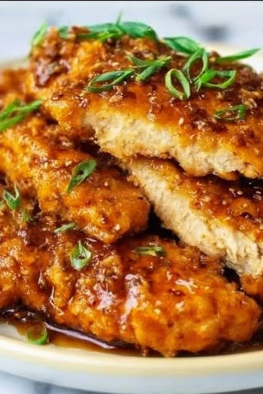 Amazing Double Crunch Honey Garlic Chicken Breasts
