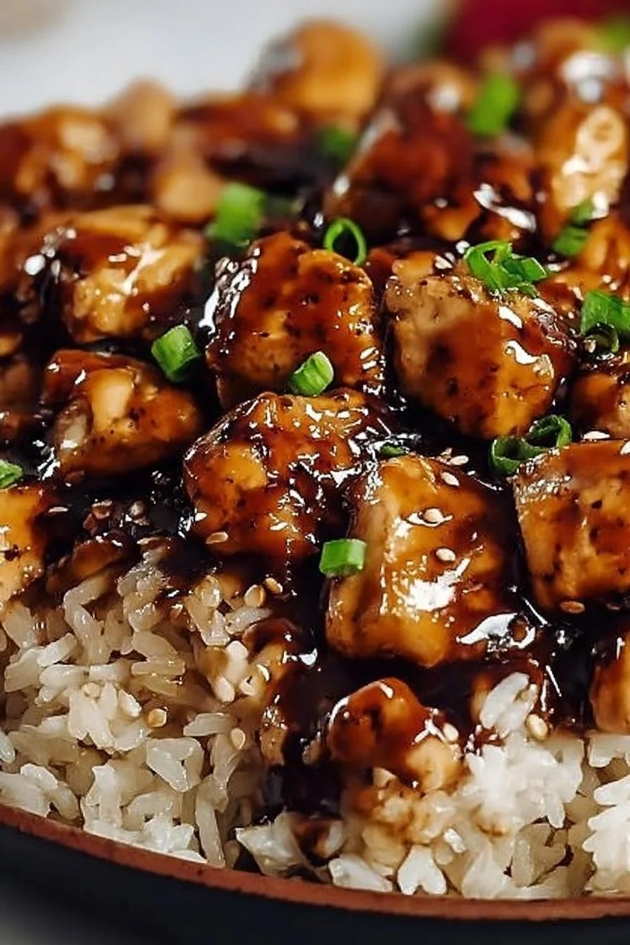 Amazing Honey BBQ Chicken Rice Recipe