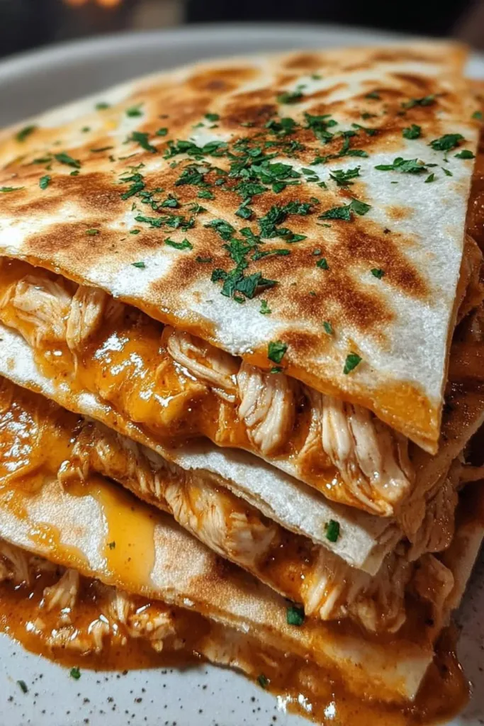 Amazing Slow Cooker Chicken Quesadillas Filling 2 Slow cooker chicken quesadillas filling recipe in a tasty presentation