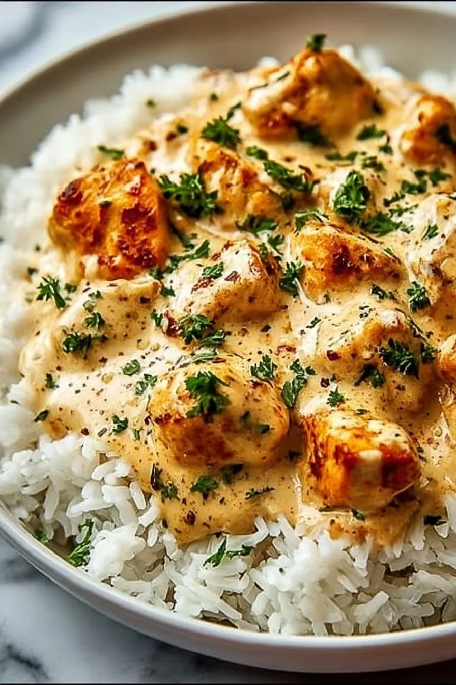 Amazing Smothered Chicken and Rice Recipe That Warms Your Heart