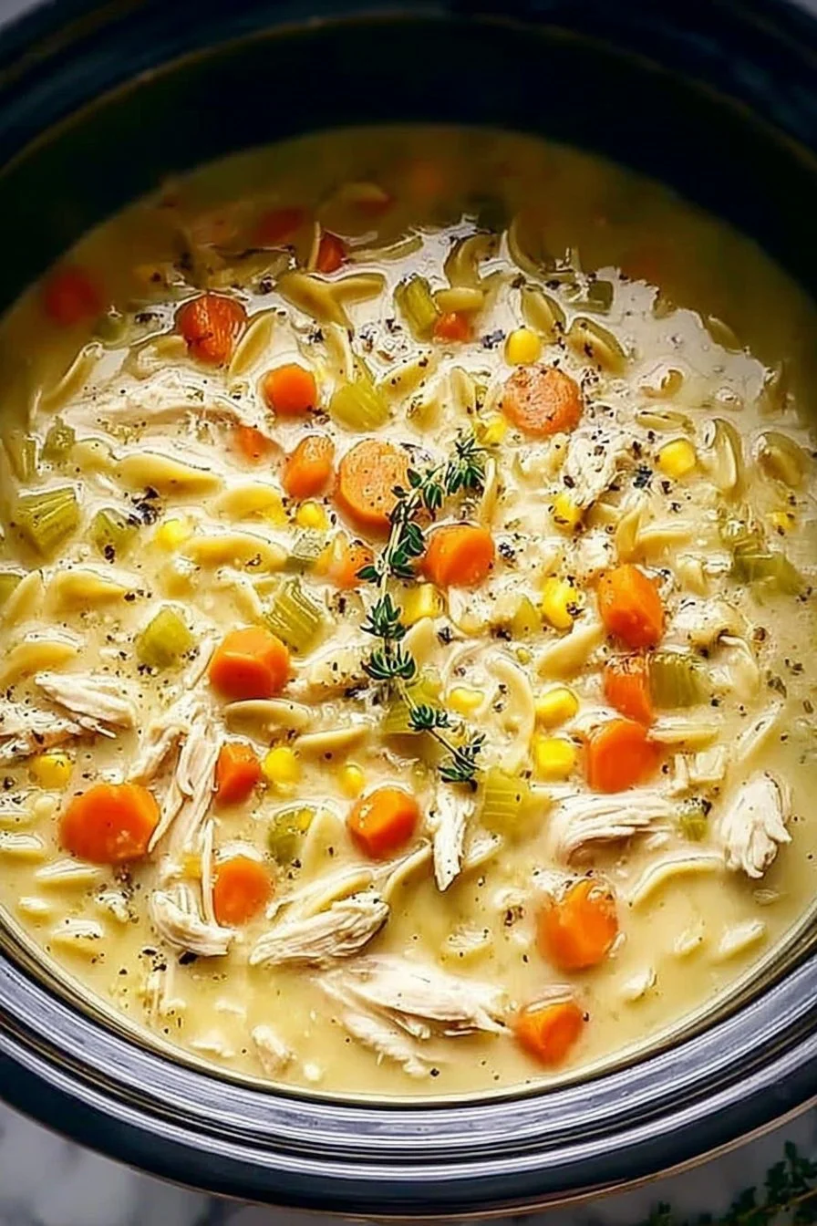Cozy Creamy Chicken Noodle Soup