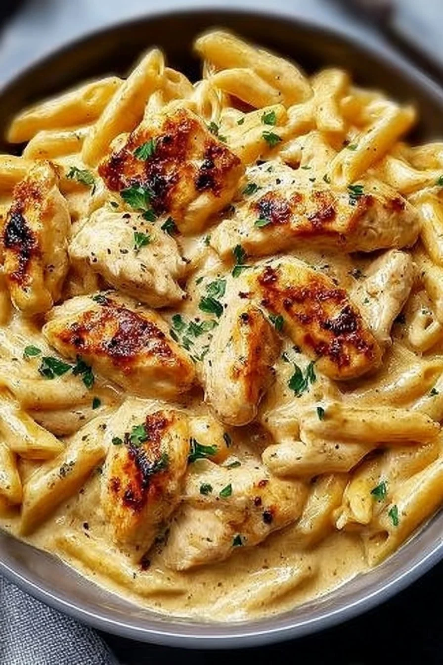 Crock Pot Creamy Cajun Chicken Pasta