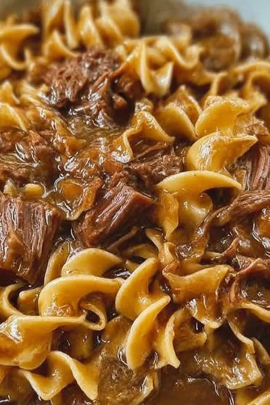 Crockpot Beef and Noodles