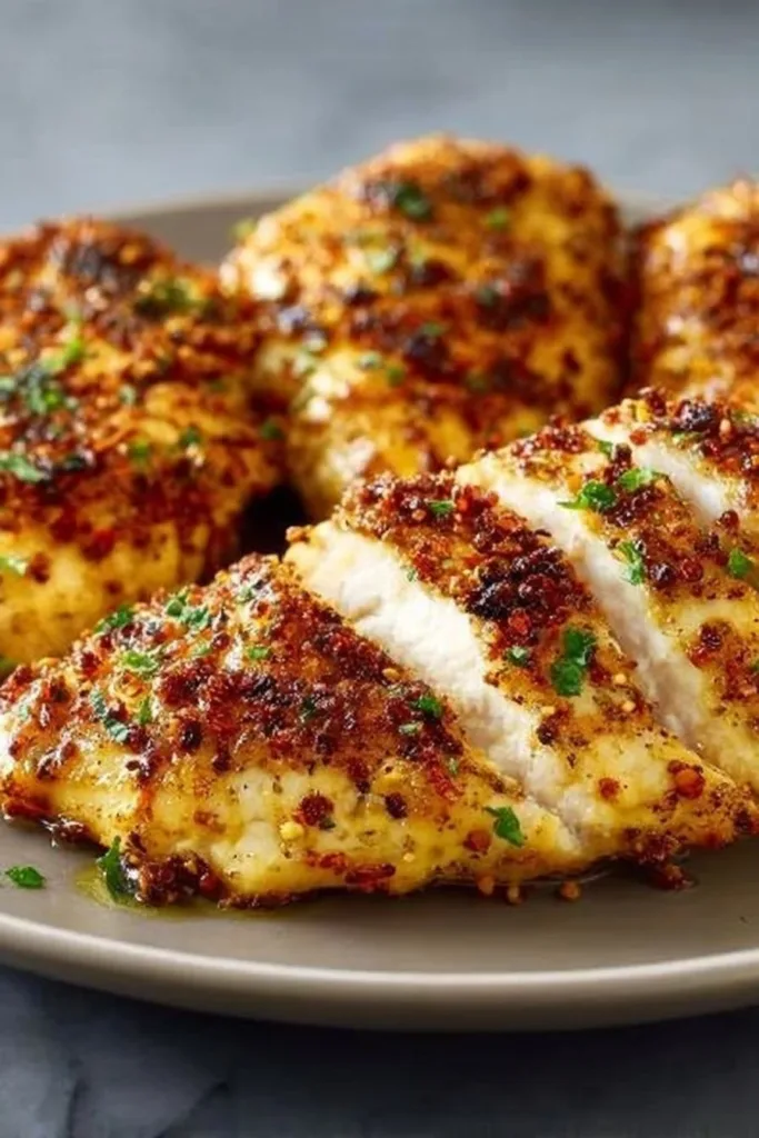 Melt In Your Mouth Chicken Breast 3 Tender Melt In Your Mouth Chicken Breast dish garnished and ready to serve