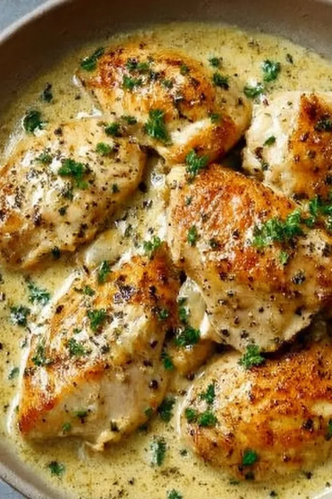 Ranch Chicken Crock Pot Recipe 3 Delicious Ranch Chicken served from a Crock Pot on a dinner plate