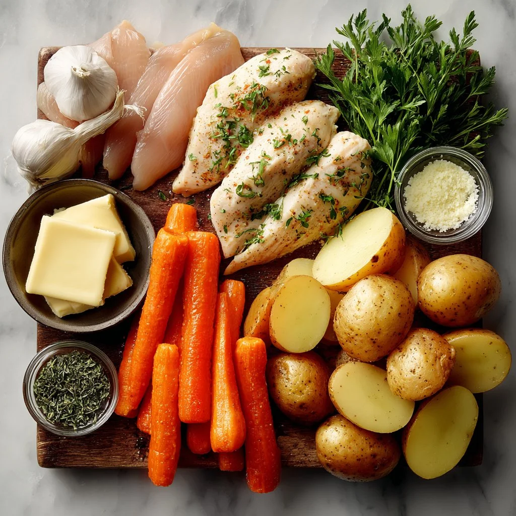 slow cooker garlic butter chicken and veggies 2026 01 16 181901