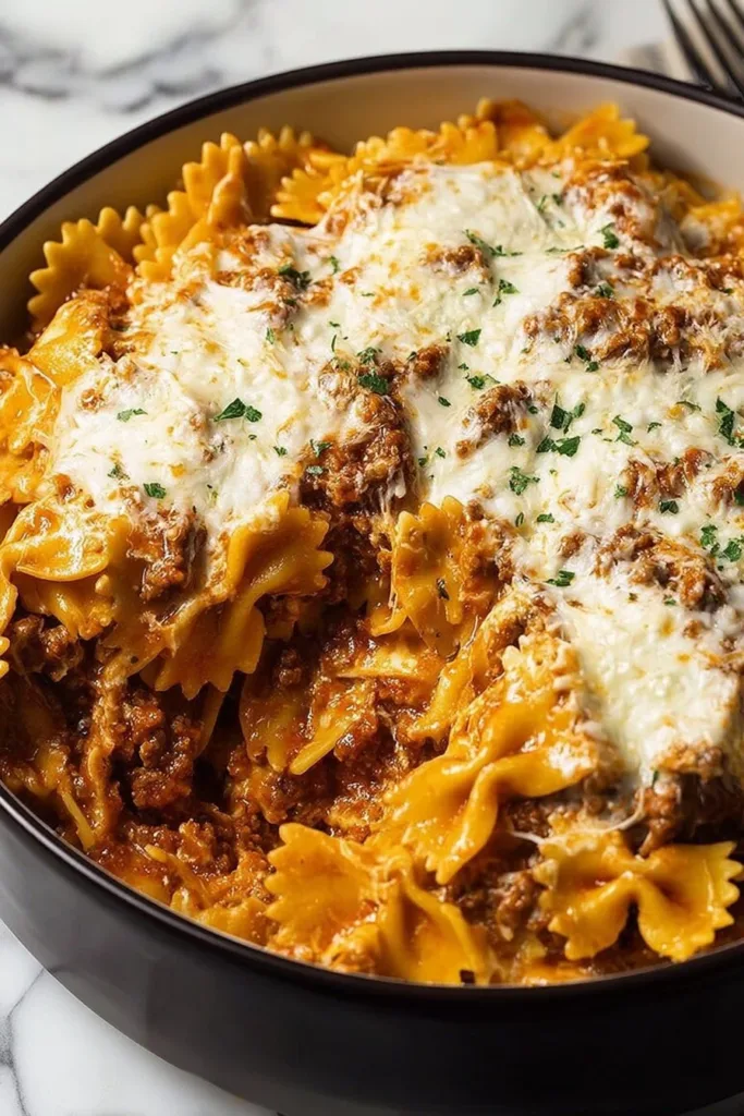 Delicious Slow Cooker Million Dollar Pasta served in a bowl