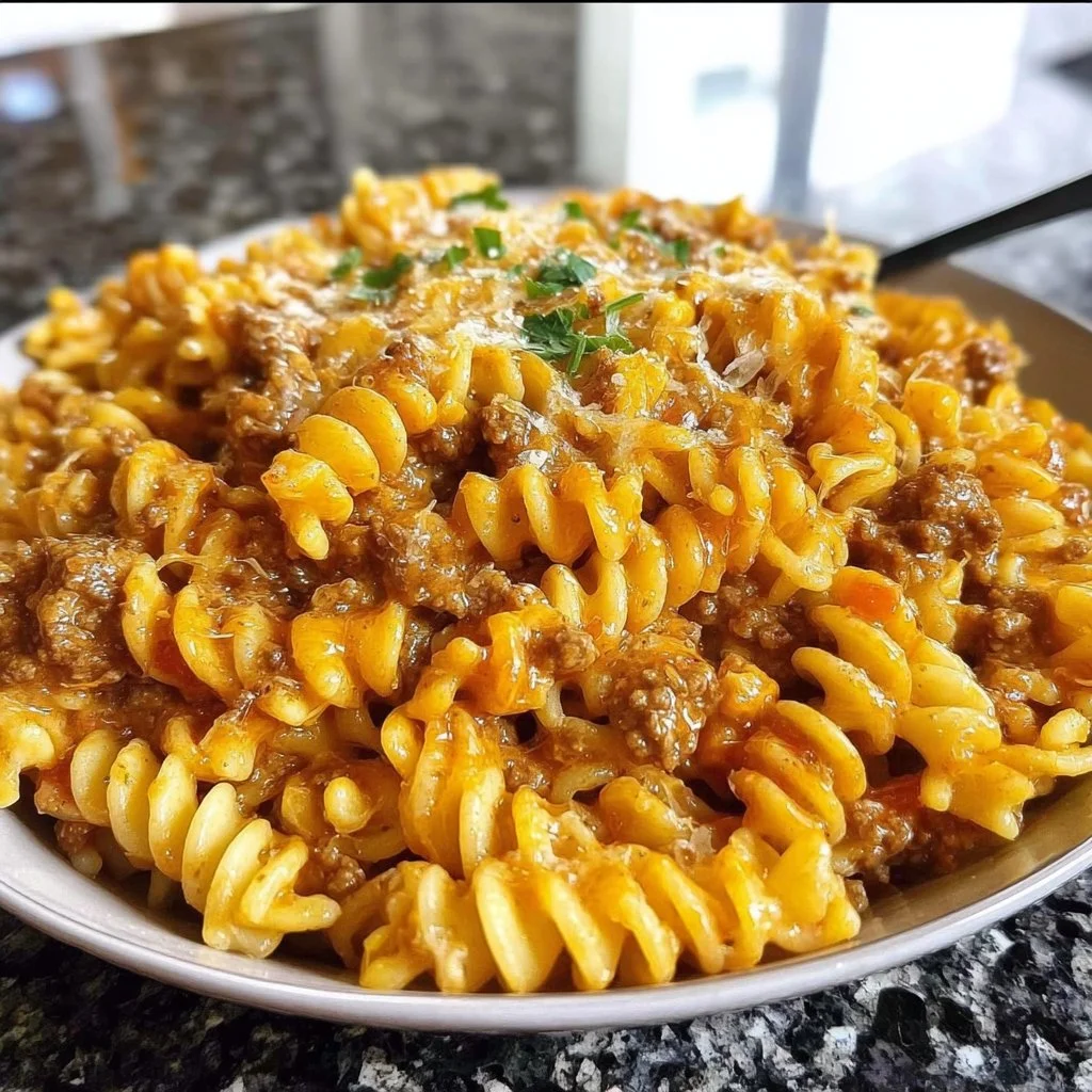 Cheesy Taco Pasta in Just 20 Minutes
