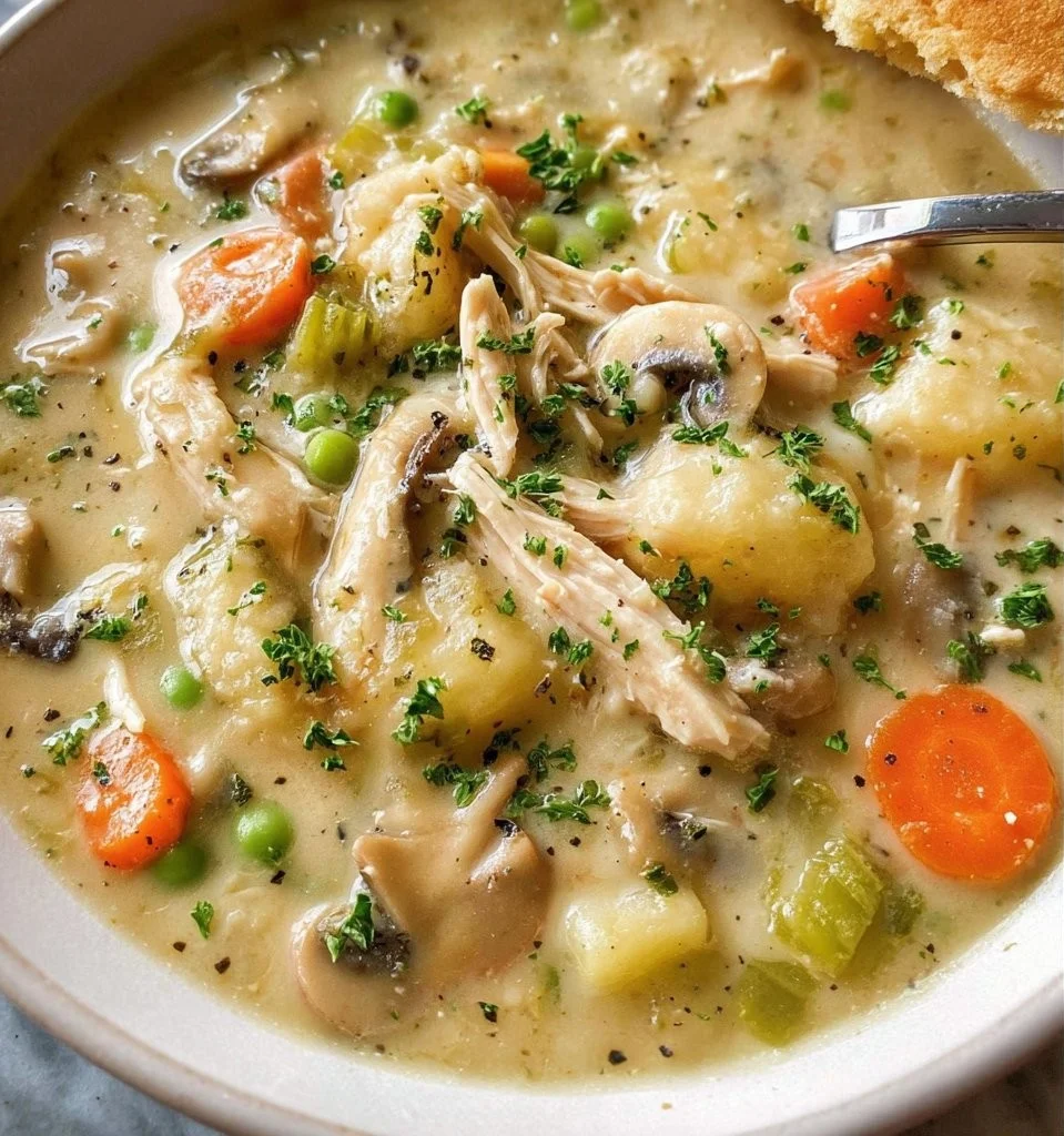 Cozy Chicken Pot Pie Soup