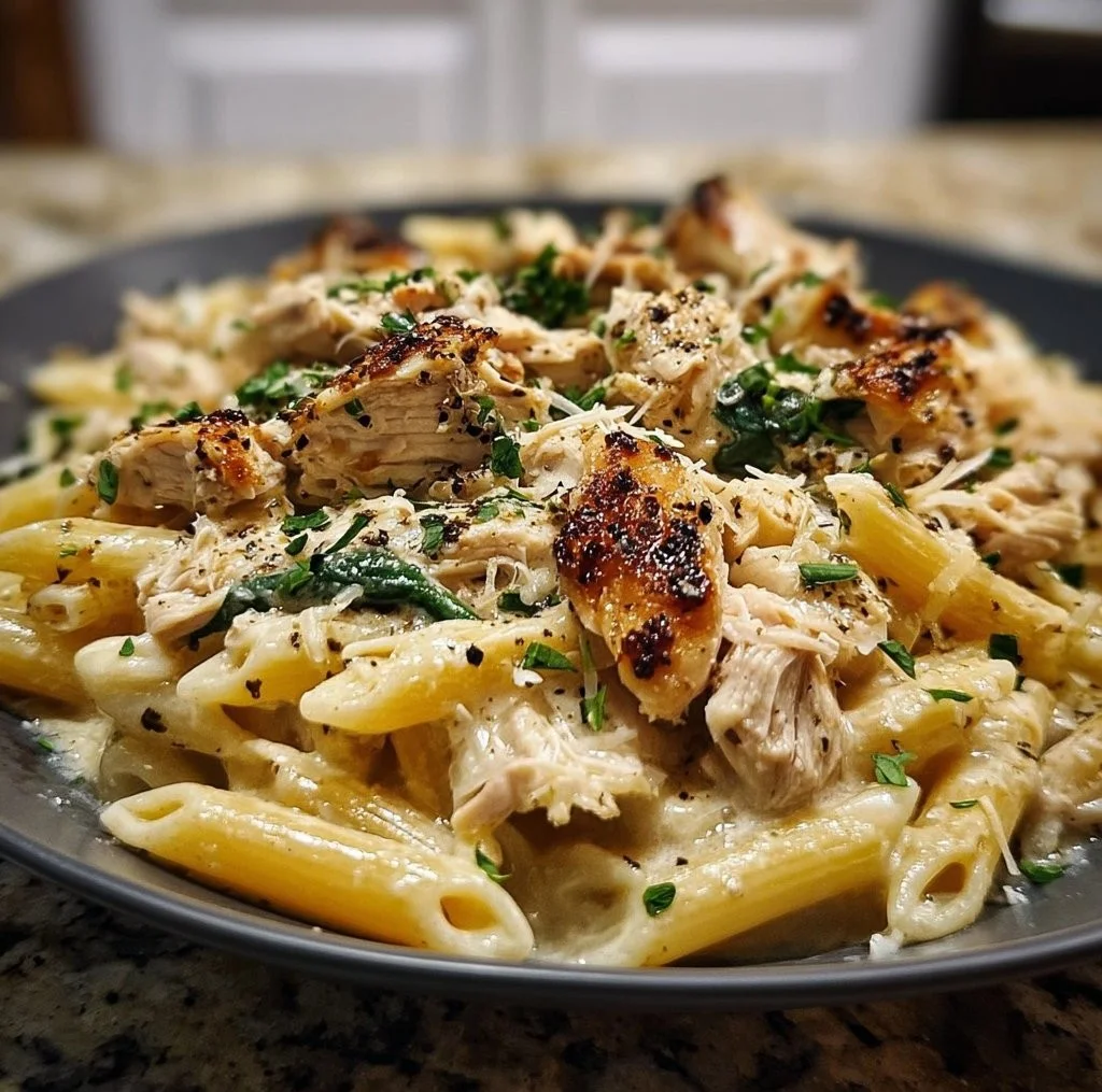 Cozy Creamy Rotisserie Chicken Pasta