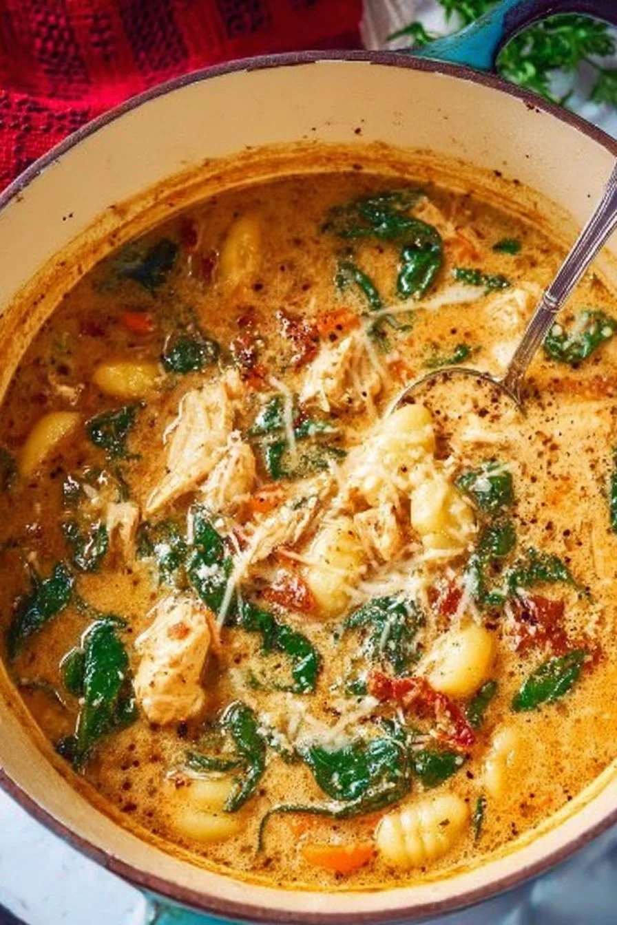 Cozy Italian Chicken Gnocchi Soup
