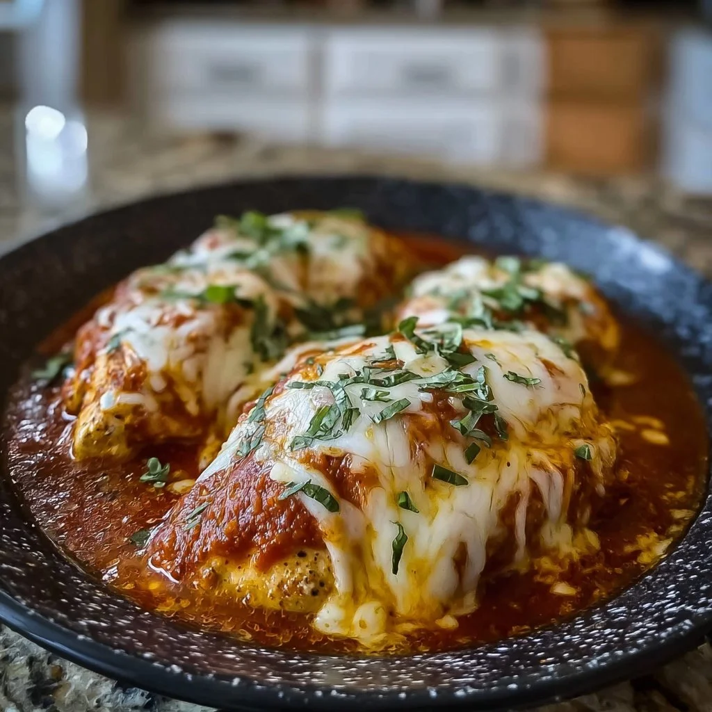 Easy Cheesy Slow Cooker Mozzarella Chicken Recipe