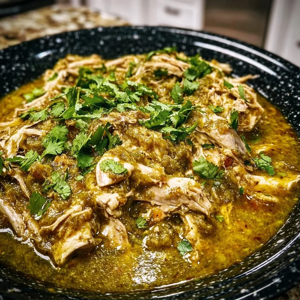 Green Sauce Crockpot Chicken