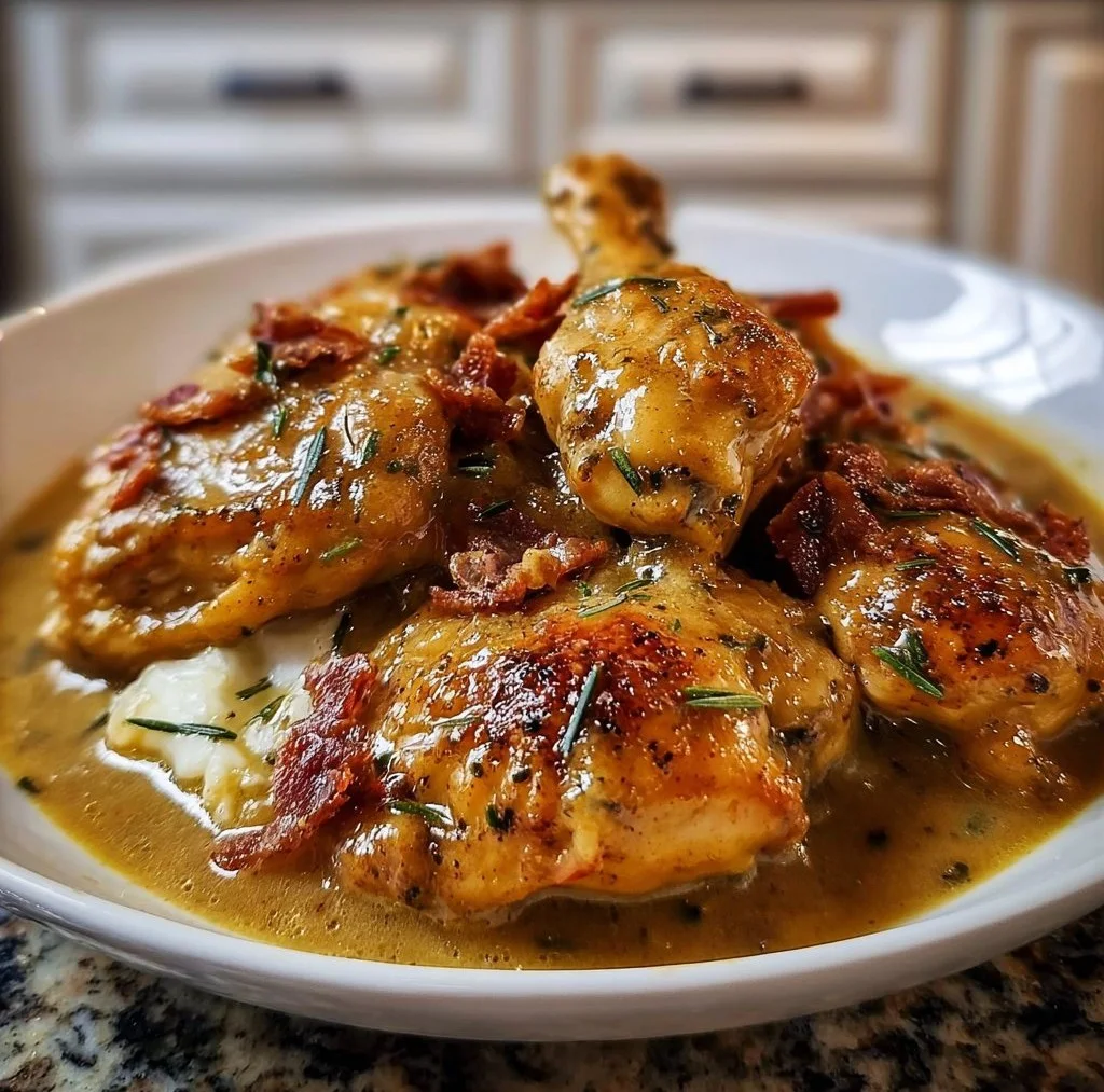 Irresistibly Juicy Smothered Chicken with Rich Gravy Delight