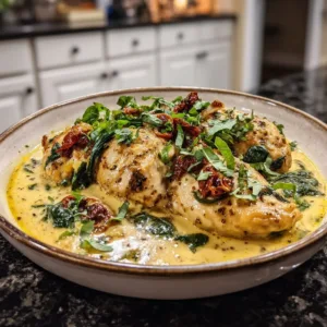 Marry Me Chicken 2 Delicious Marry Me Chicken served on a plate with fresh herbs and garnish