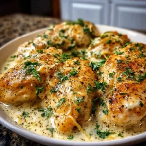 Ranch Chicken dish cooked in a crock pot with fresh ingredients