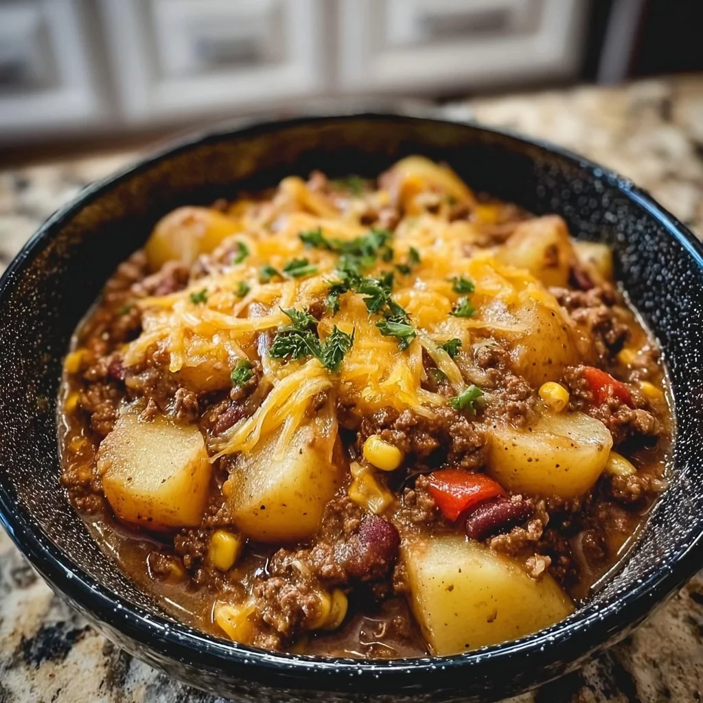 Slow Cooker Cowboy Casserole