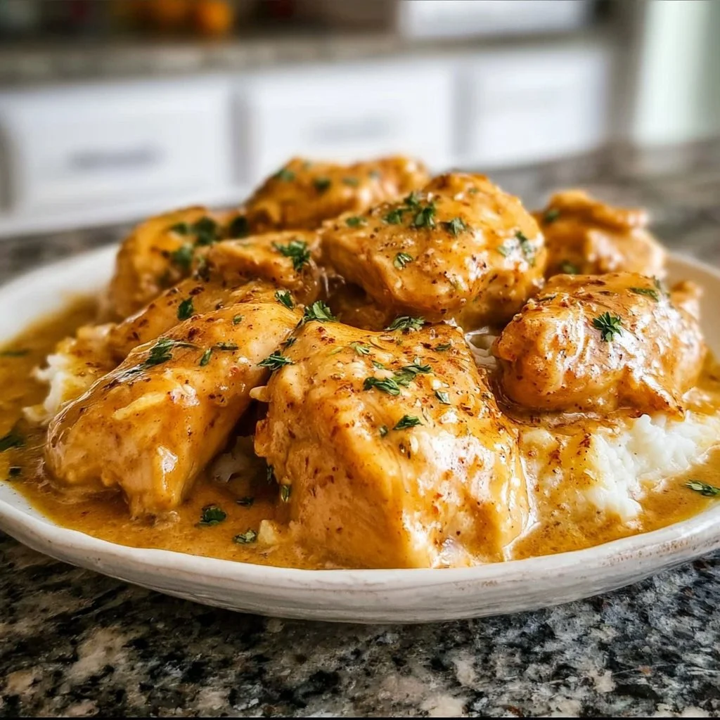 Slow Cooker Honey Mustard Chicken
