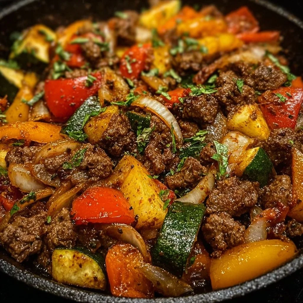 Beef and Veggie Skillet