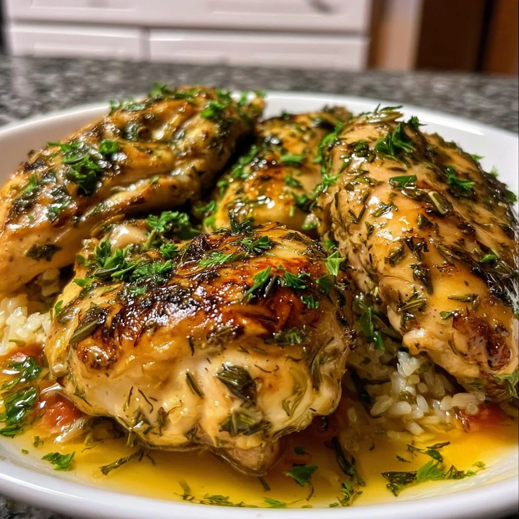 Cozy Lemon Herb Chicken in a Slow Cooker