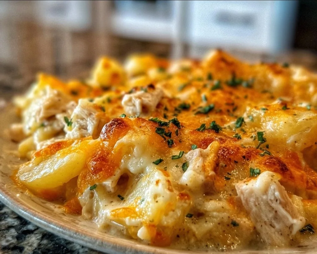 Creamy Chicken And Potato Casserole