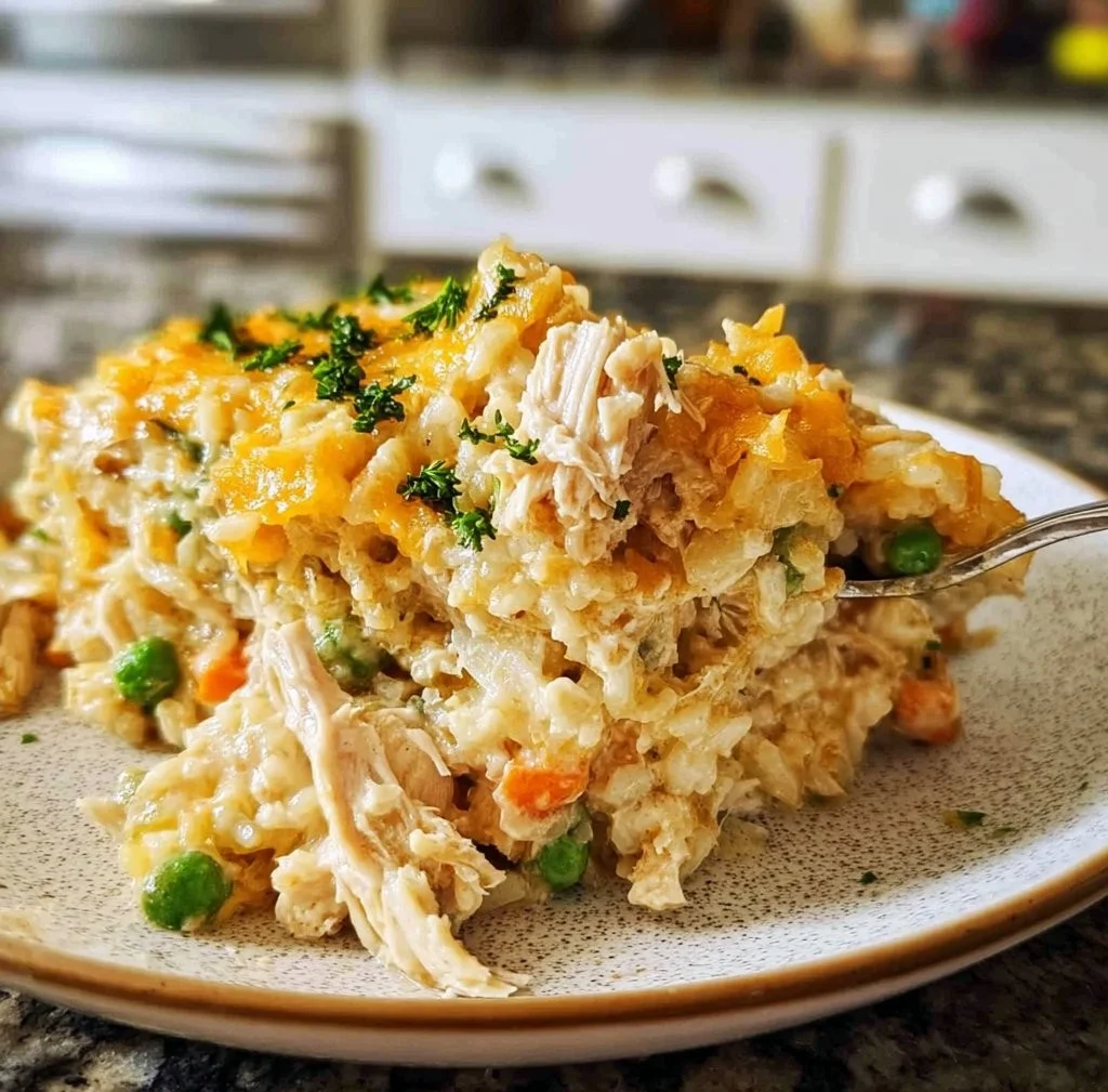 Creamy Chicken Rice Casserole