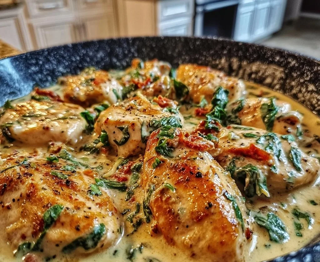 Creamy Tuscan Chicken Skillet
