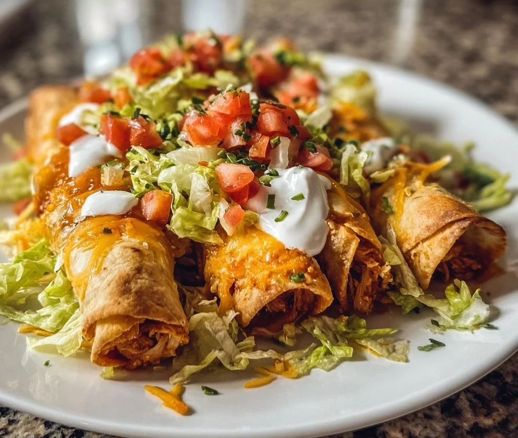 Home Page 5 Crispy Chicken Taquitos