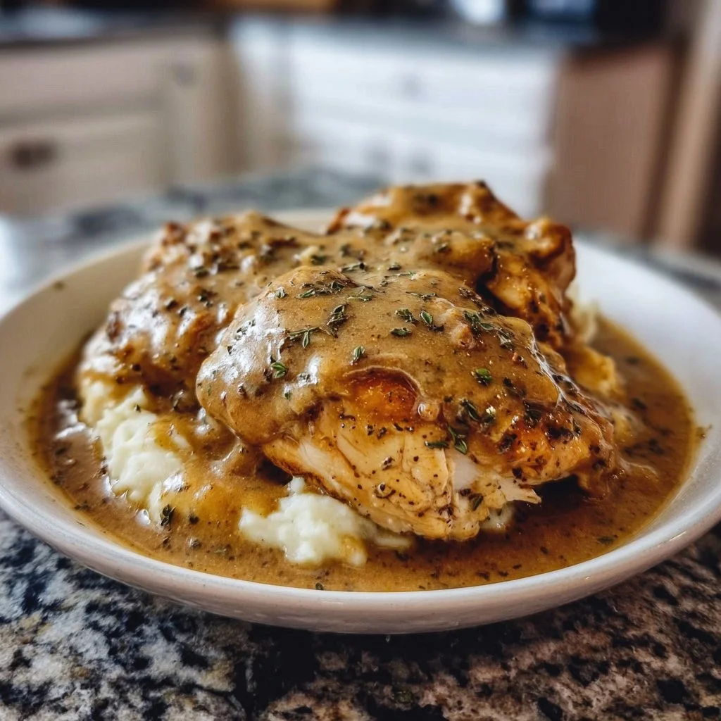 Crockpot Chicken and Gravy