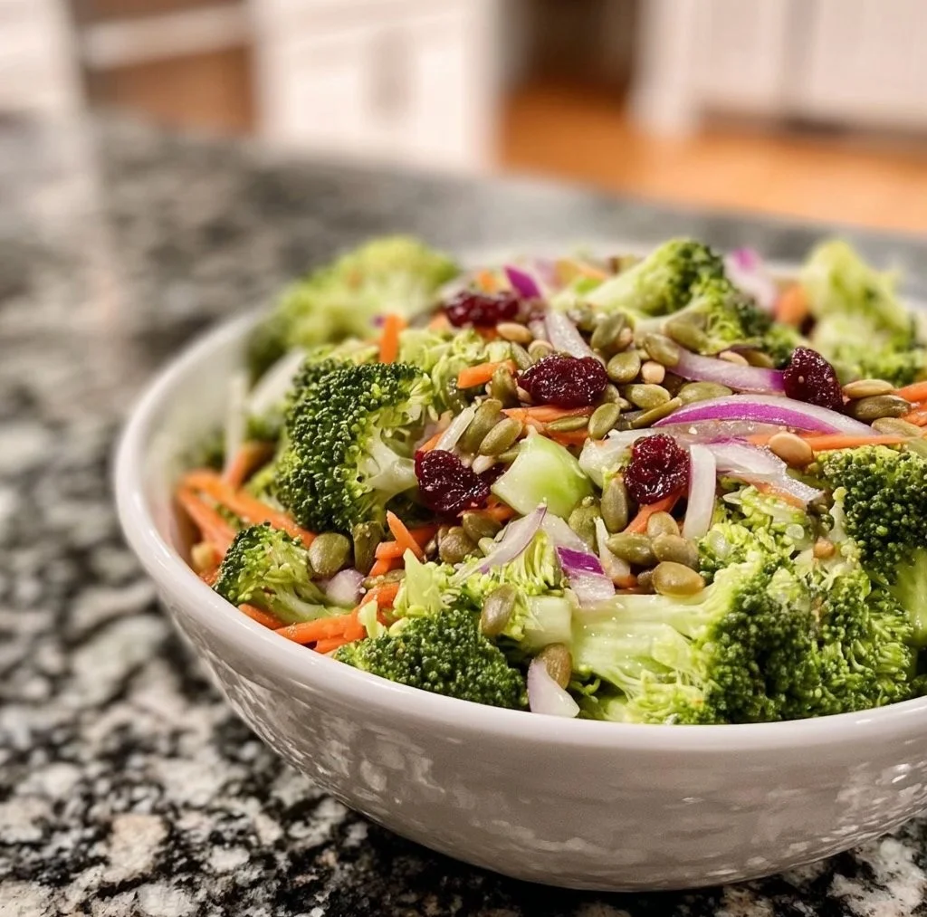 Home Page 15 Crunchy Broccoli Salad No Mayo