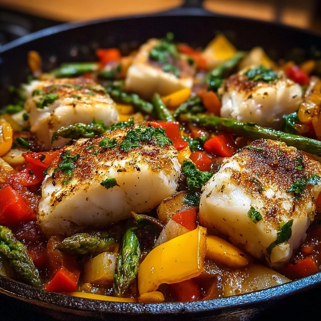 Fish and Veggie Skillet