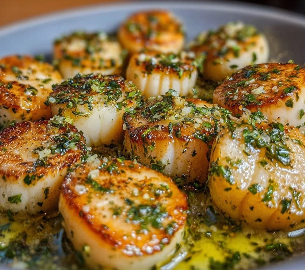 Garlic Butter Herb Scallops