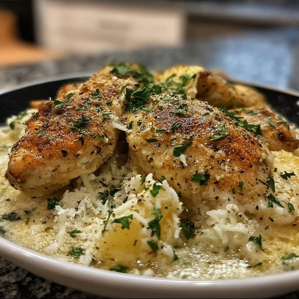 Garlic Parmesan Crockpot Chicken
