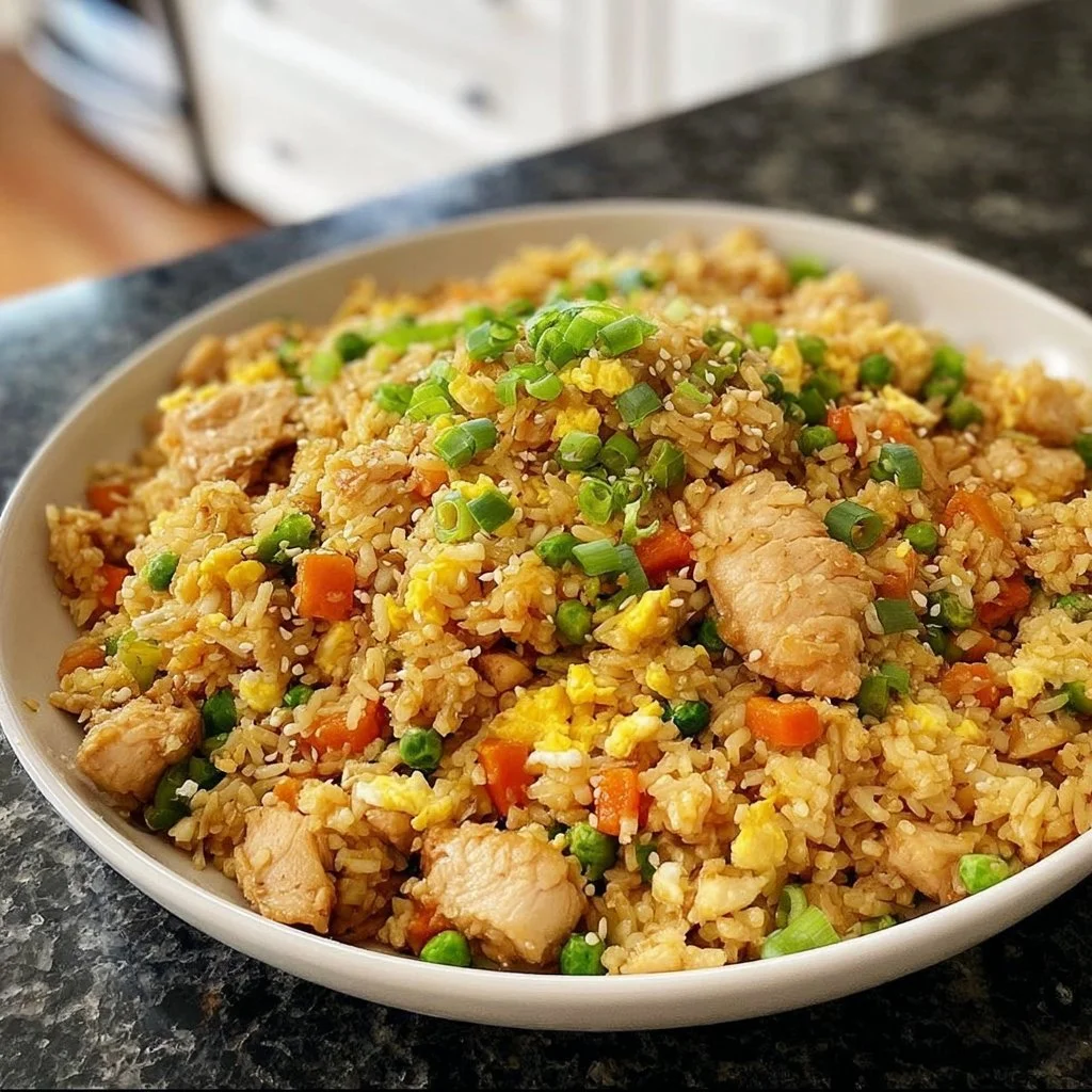 High Protein Chicken Fried Rice