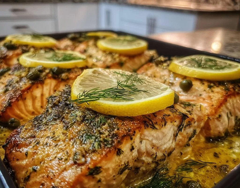 Lemon Dill Baked Salmon