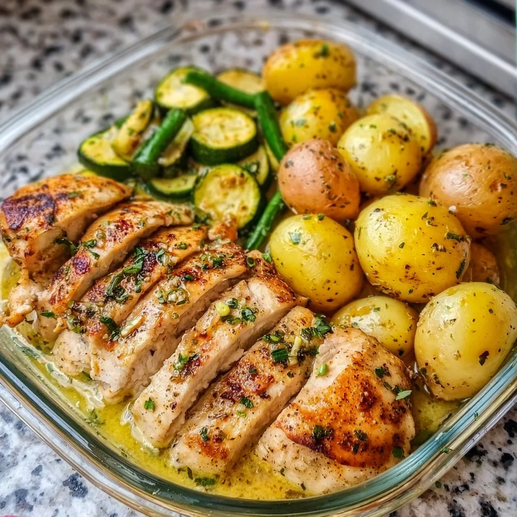 Lemon Garlic Chicken Meal Prep