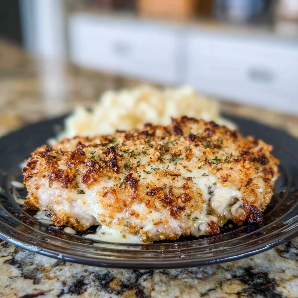 Longhorn Garlic Parmesan Crusted Chicken
