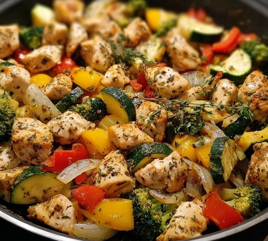 Quick and Nutritious Chicken and Vegetable Skillet