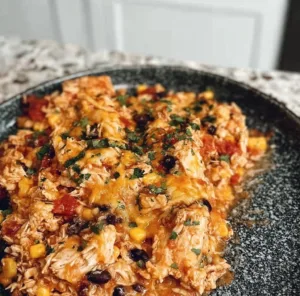 Southwest Crock Pot Chicken and Rice 2 Delicious Southwest Crock Pot Chicken and Rice in a slow cooker