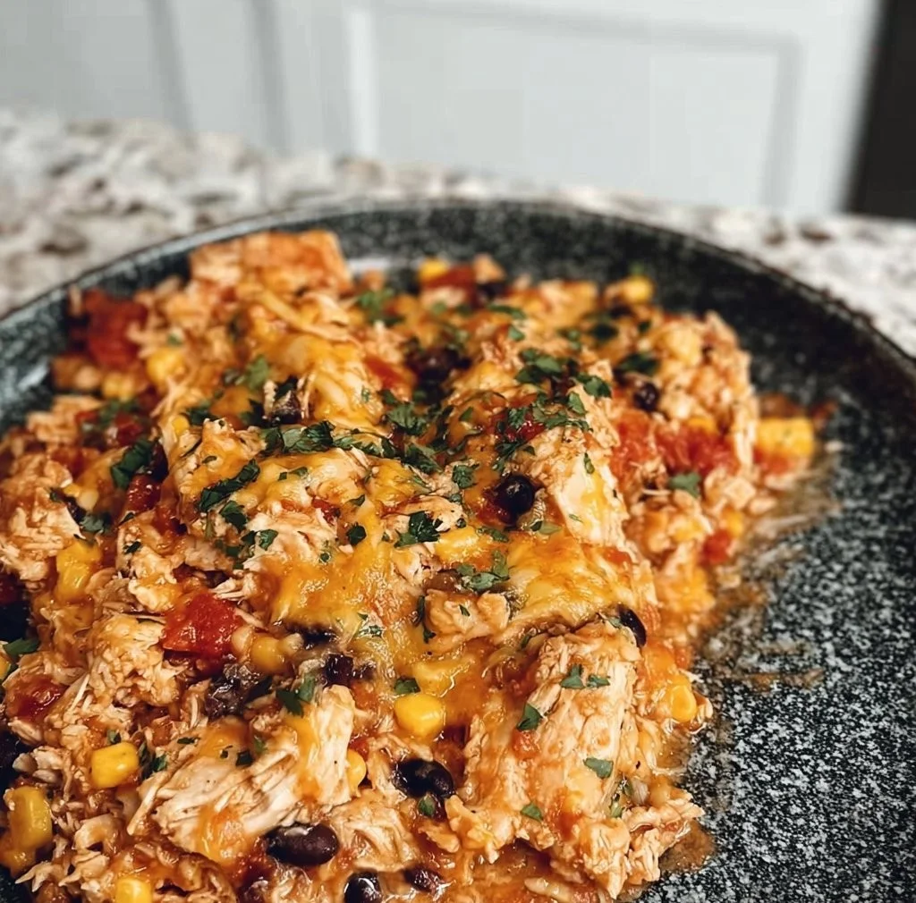 Southwest Crock Pot Chicken and Rice